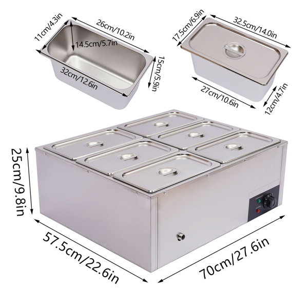 Dual Pot Slow Cooker, 2 Pot Small Mini Crock Buffet Server and Warmer,  Upgraded Oval Ceramic Double Pot - AliExpress