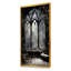 «Midnight Gothic Winter Window View III - Winter Landscape», art mural-1195773141-1252812946