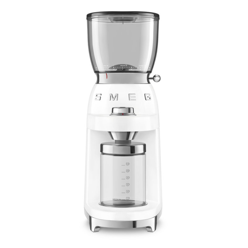 SMEG 50's Retro Style Coffee Grinder, White