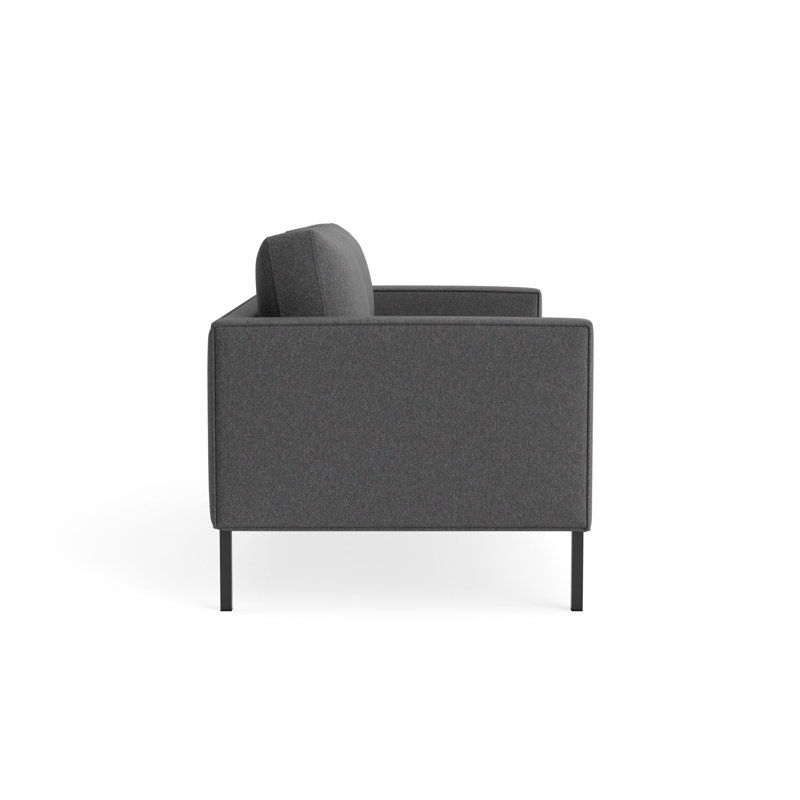 MTO - Paramount Sofa Metal Legs, Gabro Gray, 32" H x 66" W x 34" D
