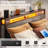Bed Frame With 4 Drawers, Metal Frame With LED Light And Outlet, Storage Headboard-1584091525-1584027356