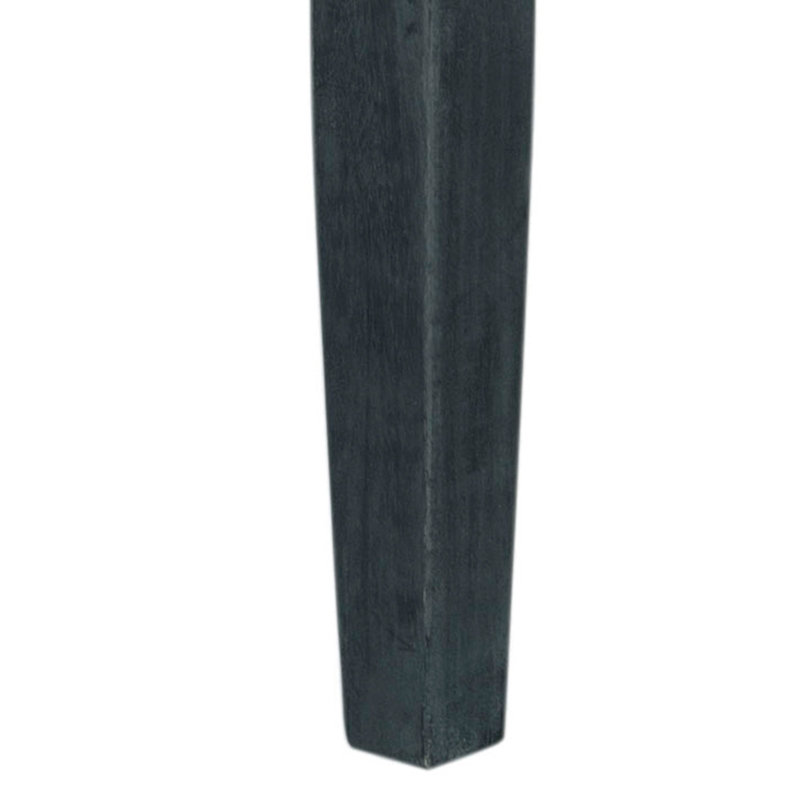 Chaise longue d'extérieur en acacia Ruark, Gris ardoise foncé