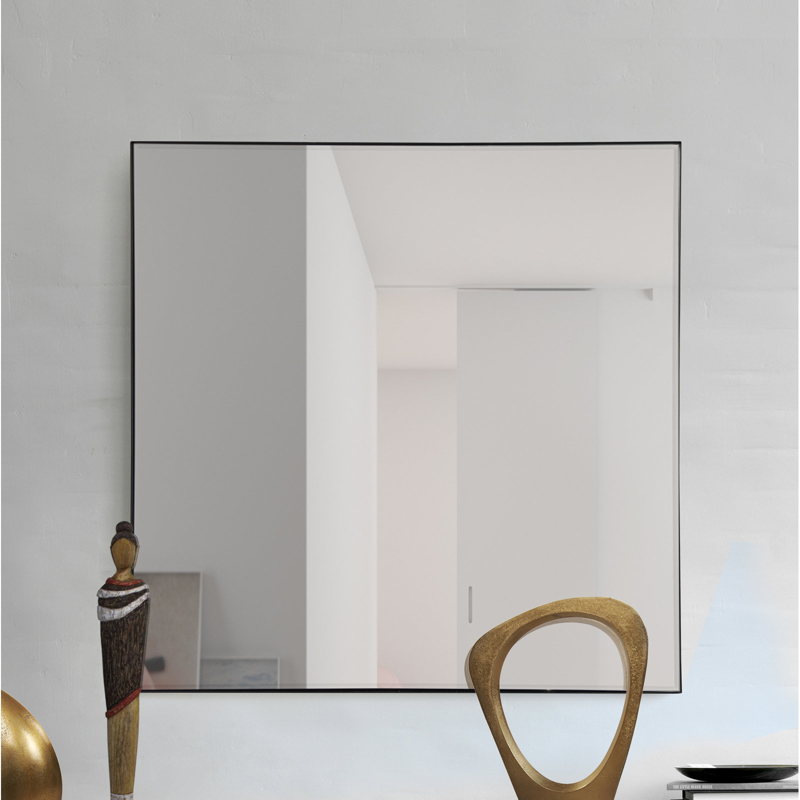 Metal Flat Wall Mirror