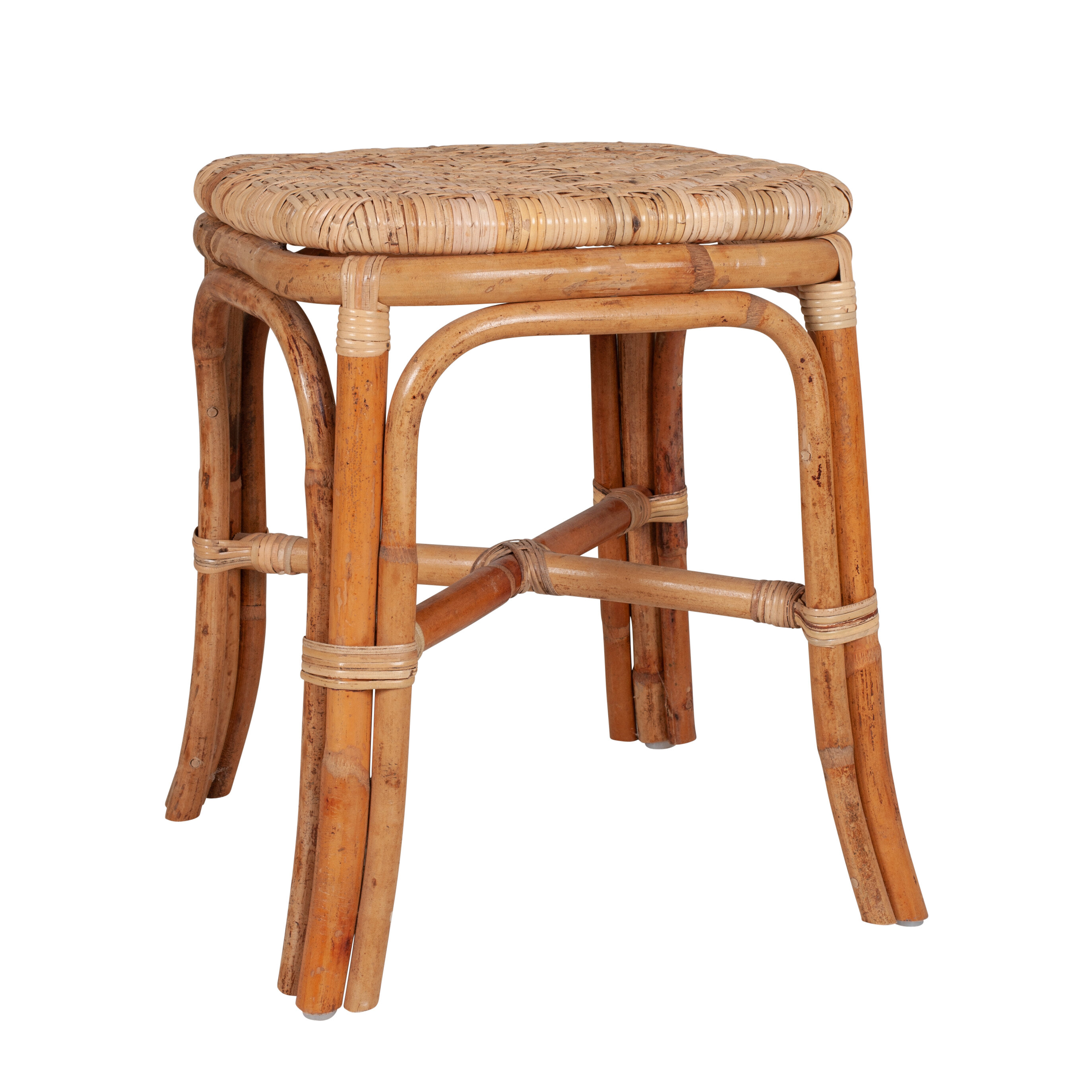 Bay Isle Home Rattan Accent Stool Reviews Wayfair   Rattan Accent Stool 