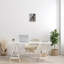 Gris abstrait botanique, impression sur bois-93952869-93952870