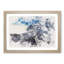 White Wolf with a Mountain Landscape - Framed Print-56842613-56842619