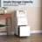 11.81" W 3 Drawers Mobile Metal Filing Cabinet with Lock for Home and Office - Fully Assembly.
