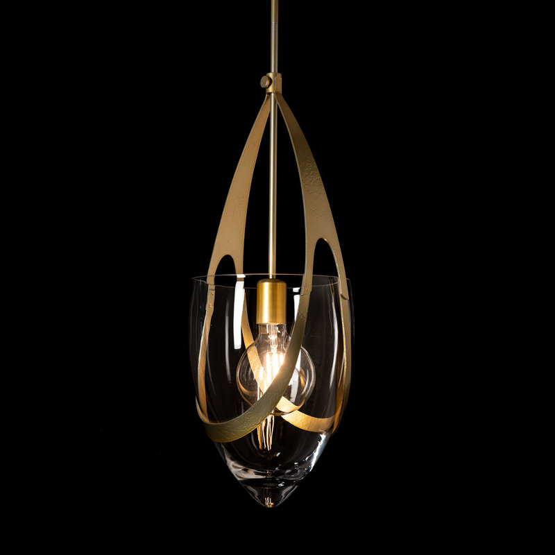 Vaso Pendant - Oil Rubbed Bronze, Modern Brass