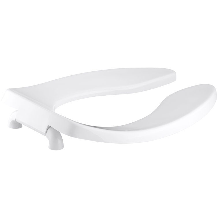 Lustra Elongated Toilet Seat with Anti-Microbial Agent and Check Hinge
