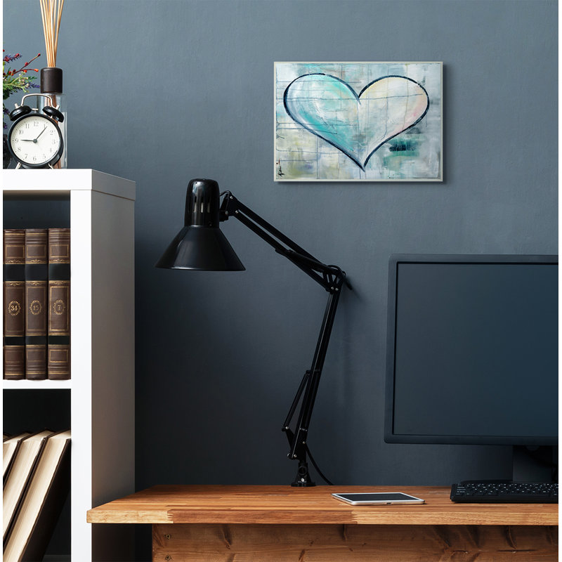 « graffiti texture white blue white » par kami lerner-« uncadred », reproduction d’art sur toile, Plaque murale