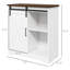 Buffet 33 po avec porte coulissante et tablette réglable