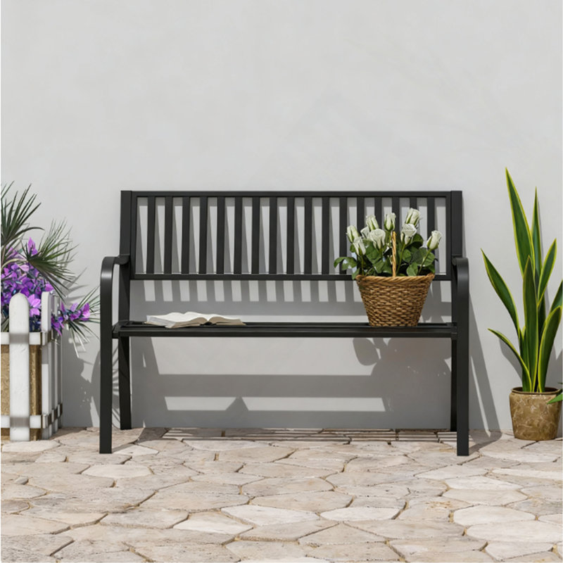 Banc de jardin extérieur, banc de patio