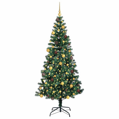  Artificial Christmas Tree Green 82.7" PVC