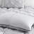 7 Piece Bedding In Grey For King Size Comforter , With Comfortable Feel