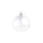 Ensemble de 100 boules de Noël en plastique argentées