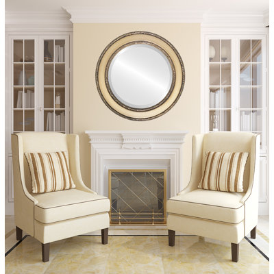 Minerva Wood Flat Wall Mirror