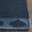 Laurel Canyon Flatweave Wool Southwestern Area Rug in Blue/Dark Navy-26627869