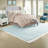 Elegant Blush King Bedding Set, Polyester Fabric For Home Decor