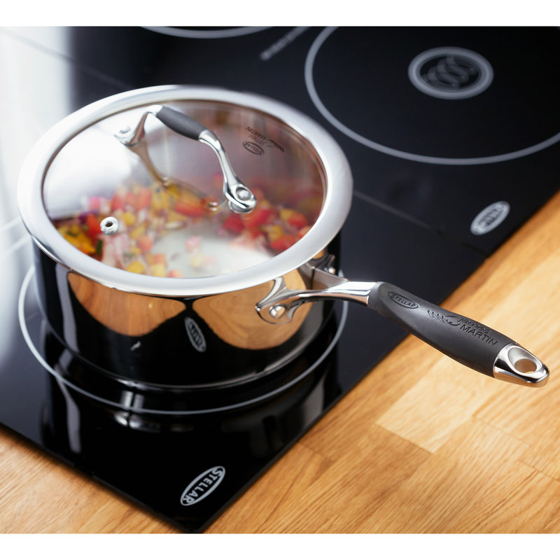 Stellar, James Martin - Non-Stick Saucepan with Glass Lid, 2.6L