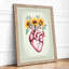 Heart In Bloom Botanical - Print-498934365-498934339