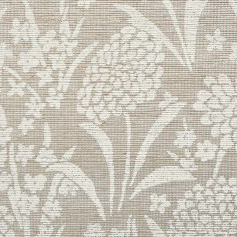 Chrysanthemum Hemp Shimmer Wallpaper