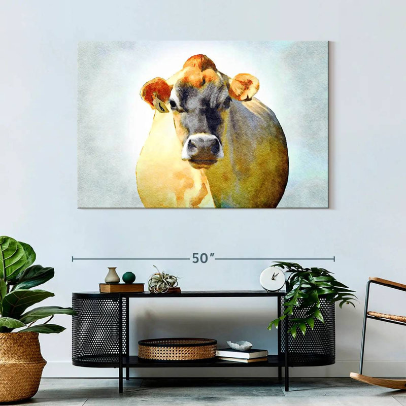 Vache grincheuse, H 32 po x l 48 po