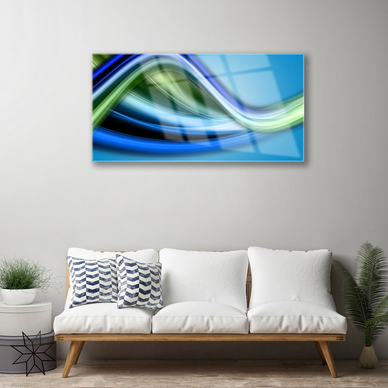 Art Abstraction - No Frame Print on Glass