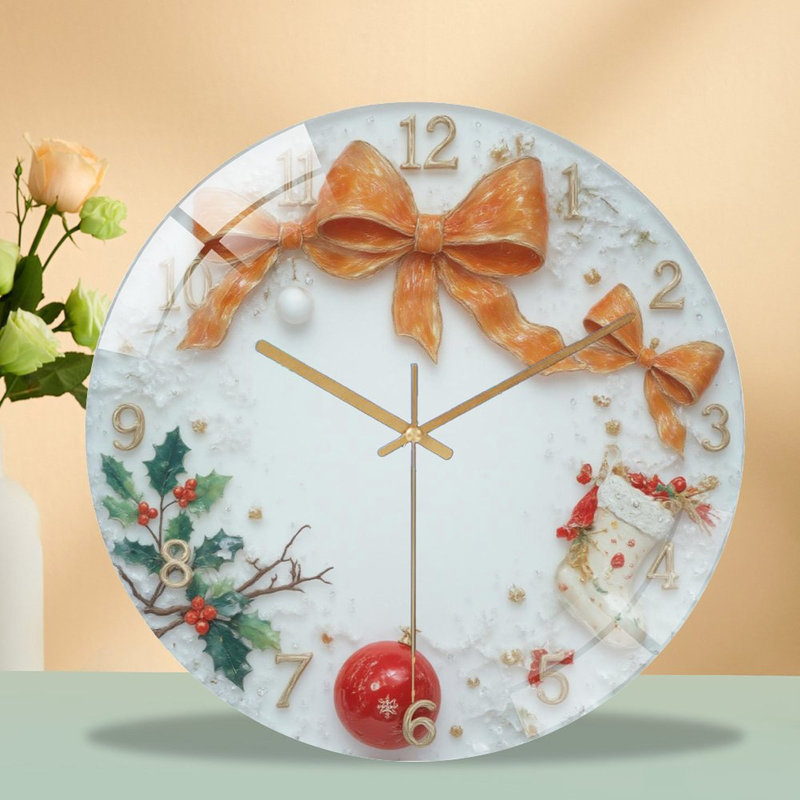 Horloge murale de Noël