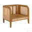 Chaise avec accoudoirs d'extérieur rembourrée, ensemble de 2