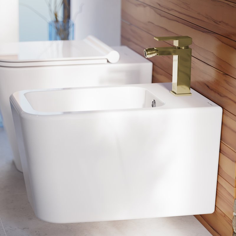 Robinet de bidet Concorde, Or brossé