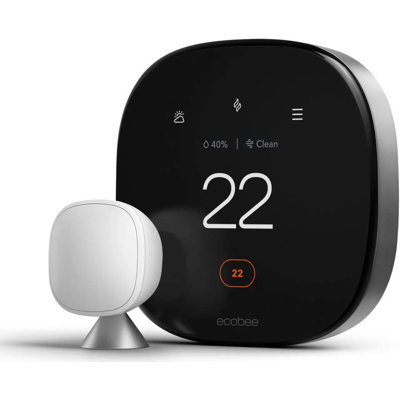 ecobee Wi-Fi Smart Thermostat Premium - Black