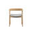Avanti Mid-Century Solid Wood Arm Dining Chair with Curved Backrest (Set of 2)-1699727259