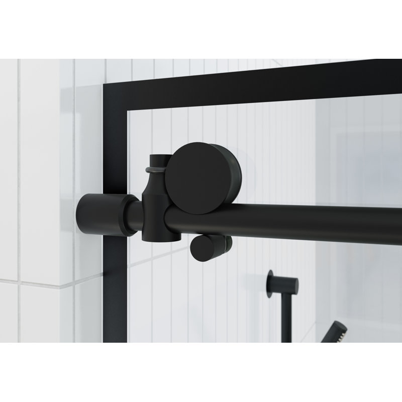 Esprit 44 in. - 48 in. x 78 in. French Monture Sliding Shower Door, Left Hand