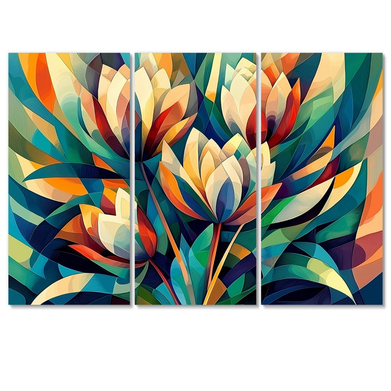 Addisen - chardon, ensemble d'art mural, H 32 po x l 48 po, Wrapped Canvas, Does Not Apply