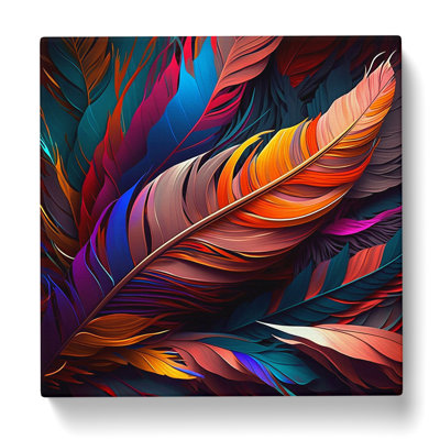 Feather Colour Field Painting - Print