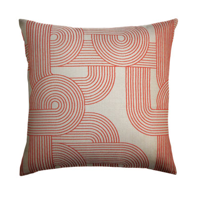 Navy/Sunshine/Tangerine/Caribbean Cotton Blend Piece Sham