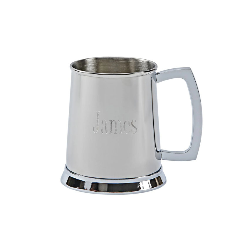 20oz. Stainless Steel Beer Mug, Bright