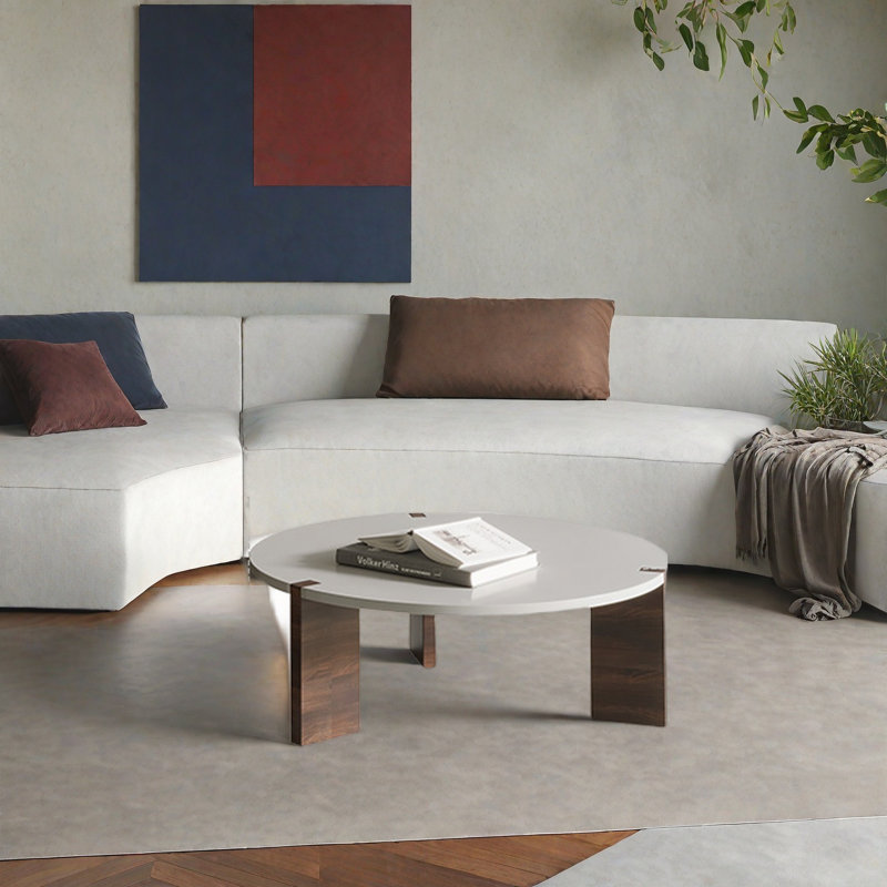 Modern Minimalist Round Coffee Table