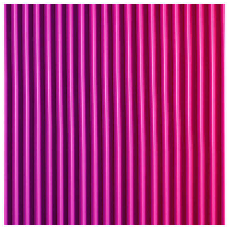 Couvertures verticales à rayures mauves et roses, 60in W x 80in H