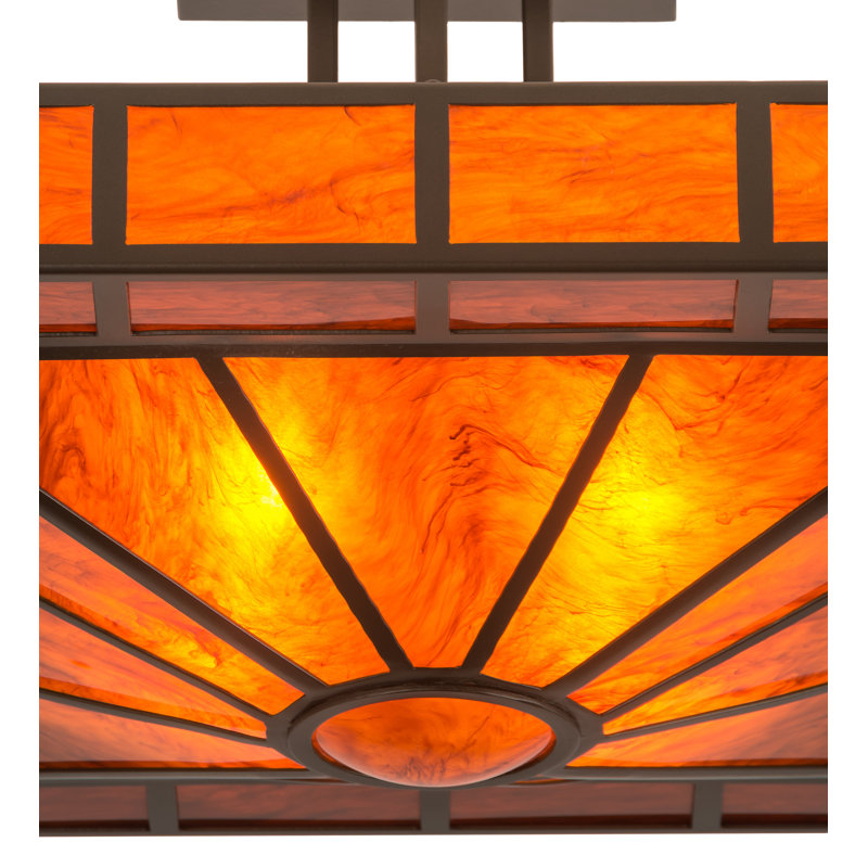 4 - Light Semi Flush Mount