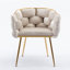 Ensemble de 2 fauteuils luxueux simples et modernes en velours pour la chambre à coucher-746250983-778871424