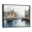 "Blue Canal Urban Venice Charcoal", reproduction sur toile-1250227984-1250227988