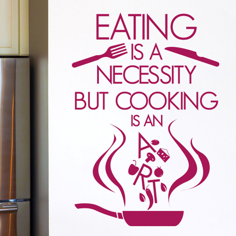 Food & Beverage Wall Decal, Violet