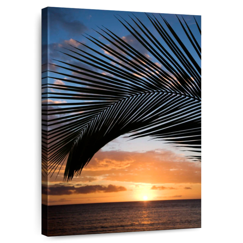 Coucher de soleil Harnek à Maui Beach, H 51 po x l 34 po