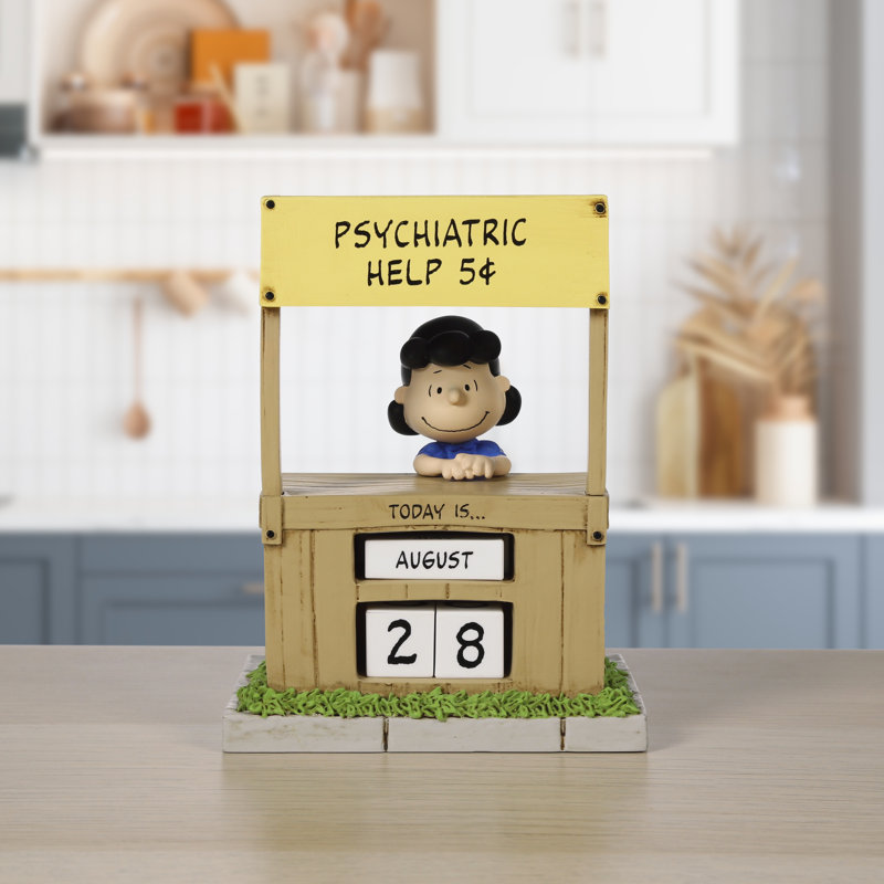 Calendrier en résine Peanuts