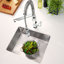Eurocube® Pull Out Single Handle Kitchen Faucet with SilkMove® and with Accessories-18944084