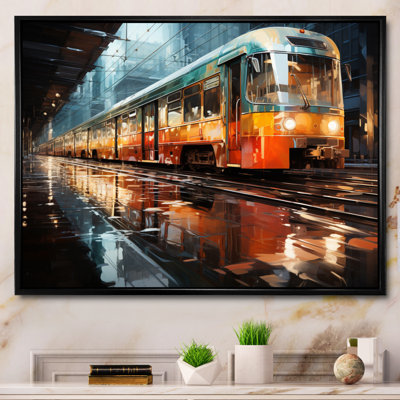 " Abstracted Train Reflections II "