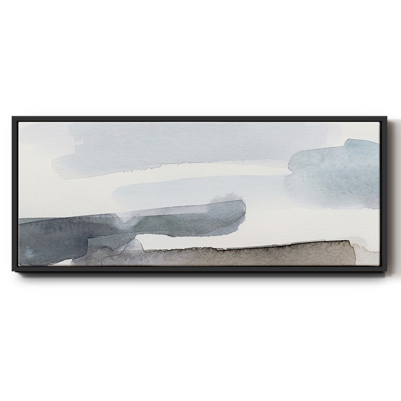 Coastal Tones IV - toile encadrée, H 20 po x l 50 po