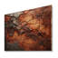 Sereena, brun, orange, abstrait, séquoia, collage, impression sur bois-966668620