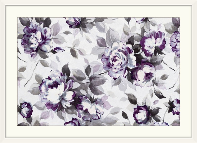 'Scent of Roses Painting Print in Plum Great Big Canvas 